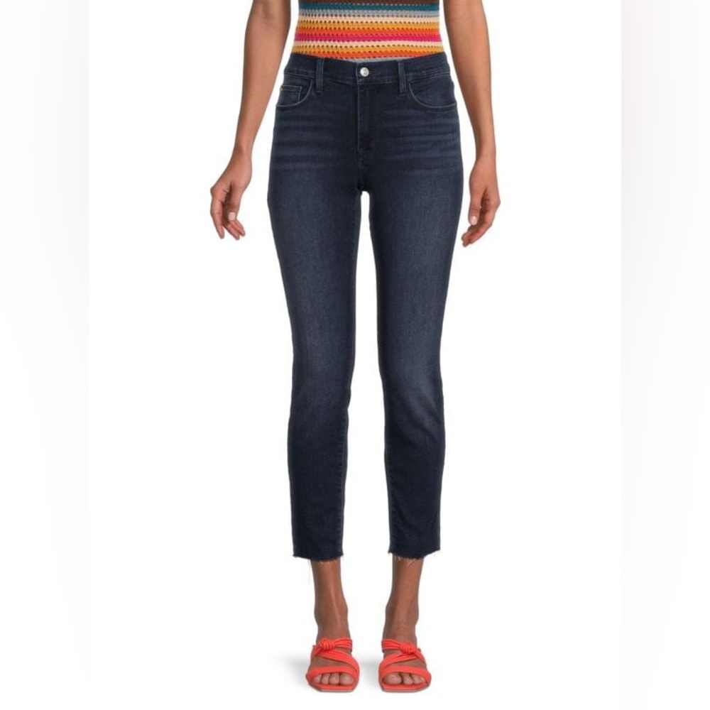 Hudson Natalie Midrise Raw Hem Super Skinny